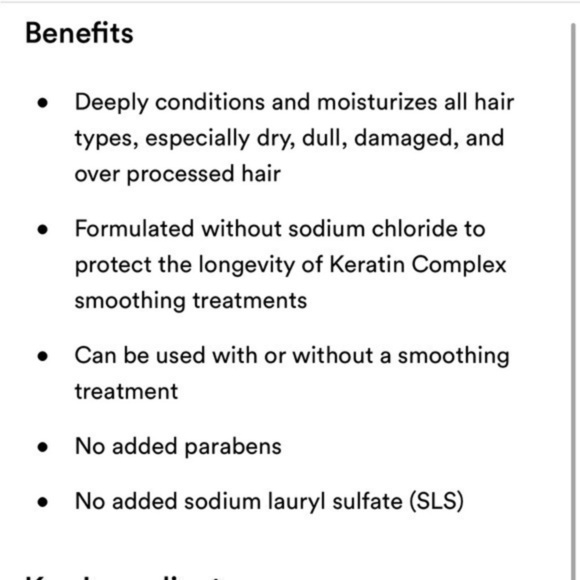 ✨💛✨ Keratin Complex Vanilla Bean Deep Conditioner ✨💛 7 fl. oz. ✨💛✨ - Picture 5 of 6